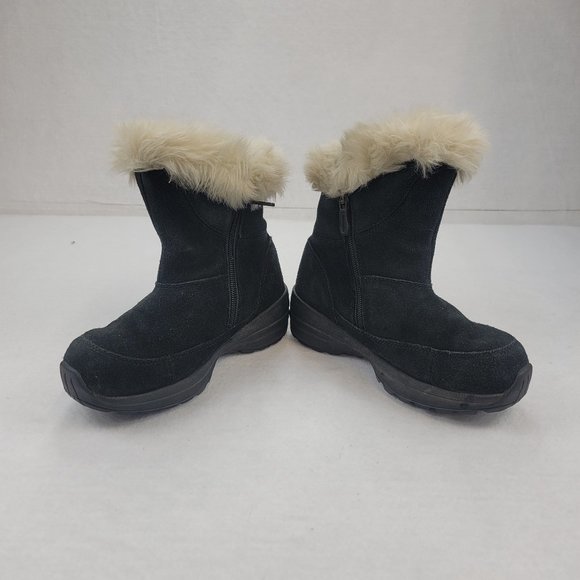 Sorel Northern Lite Zip Suede & Faux Fur Winter boots Size 5